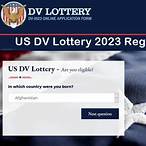 dv lottery online registration